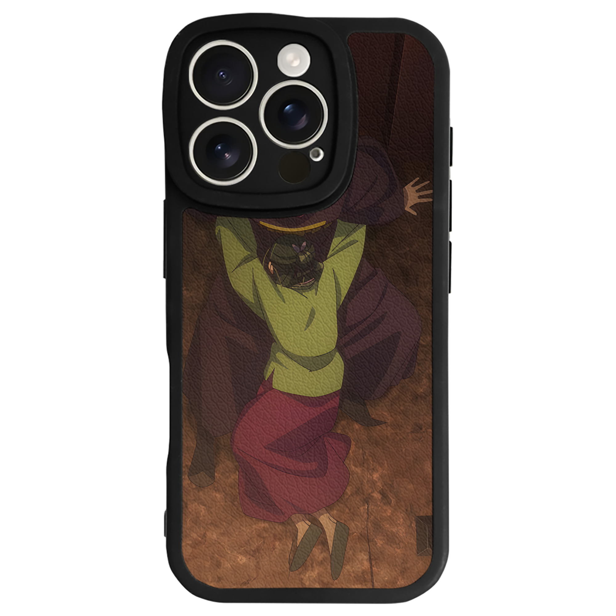 （画像用） 薬屋のひとりごと The Apothecary Diaries 【iPhone 16シリーズ対応】シリコンスマホケース（レザー調） 材質：シリコン